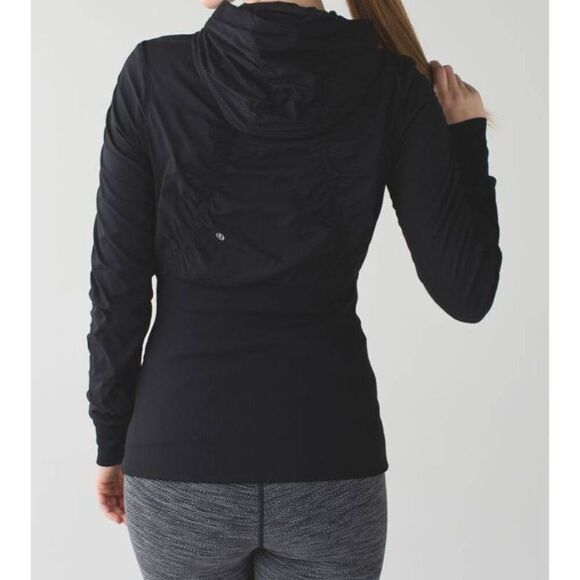 LULULEMON ATHLETICA Dance Studio Jacket III In Black Size 6 - Picture 2 of 10